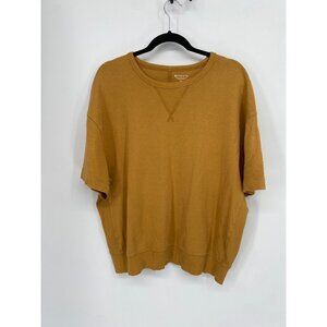 Athleta Womens Short Sleeve Sundown Sweatshirt Athleisure Casual SIZE ST